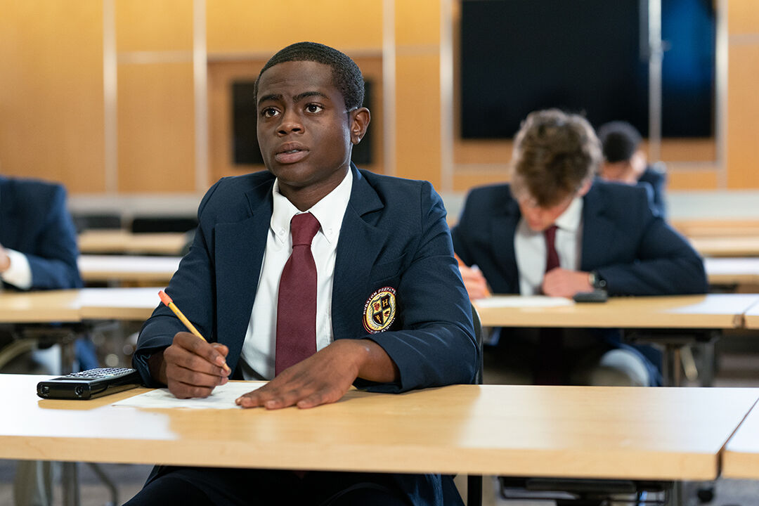 david in classroom